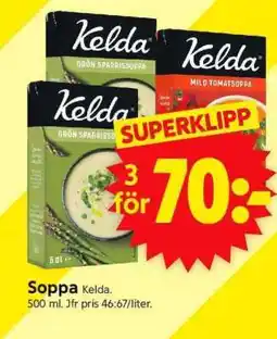 ICA Supermarket Soppa Kelda erbjuda
