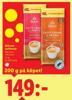 Lidl Bellarom Kaffebönor erbjuda