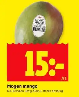 ICA Supermarket Mogen Mango erbjuda