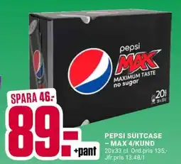 ÖoB PEPSI SUITCASE erbjuda