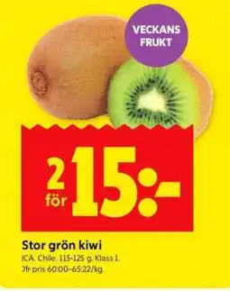 ICA Supermarket STOR GRÖN KIWI erbjuda