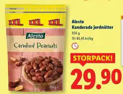 Lidl Alesto Kanderade jordnötter erbjuda