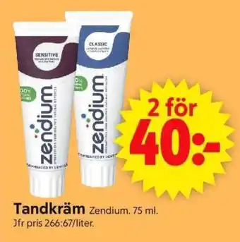 ICA Supermarket Tandkräm Zendium erbjuda