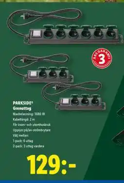 Lidl PARKSIDE Grenuttag erbjuda