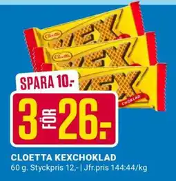 ÖoB Cloetta Kexchoklad erbjuda