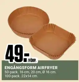ÖoB ENGÅNGSFORM AIRFRYER erbjuda