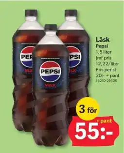 DollarStore Läsk Pepsi erbjuda