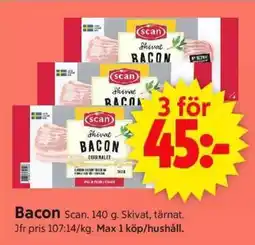 ICA Supermarket Bacon Scan erbjuda
