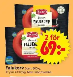 ICA Supermarket Falukorv erbjuda