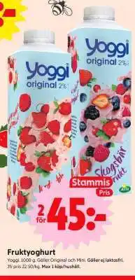 ICA Supermarket FRUKTYOGHURT erbjuda