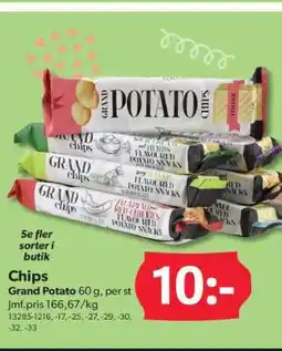 DollarStore Chips Grand Potato erbjuda