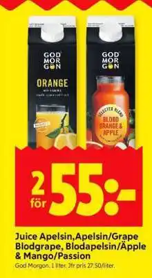 ICA Supermarket God Morgon juice erbjuda