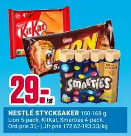 ÖoB NESTLÉ STYCKSAKER erbjuda