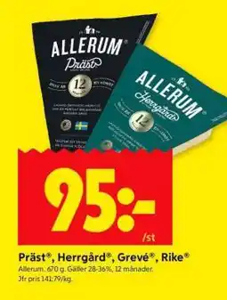 ICA Supermarket Präst , Herrgård , Grevé , Rike erbjuda