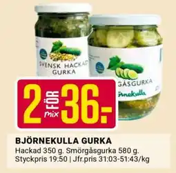 ÖoB BJÖRNEKULLA GURKA erbjuda