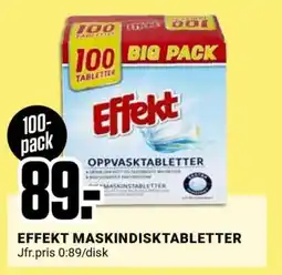 ÖoB EFFEKT MASKINDISKTABLETTER erbjuda