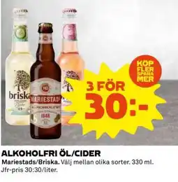 Coop ALKOHOLFRI ÖL, CIDER erbjuda