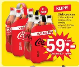 DollarStore Läsk Coca-Cola erbjuda