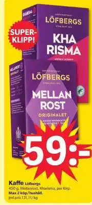 DollarStore KAFFE LÖFBERGS erbjuda