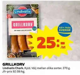 Coop Grillkorv erbjuda