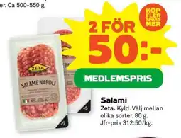 Stora Coop Salami erbjuda