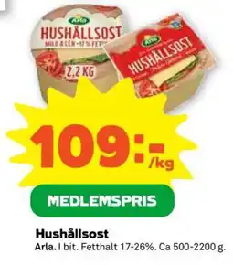 Stora Coop Hushållsost erbjuda