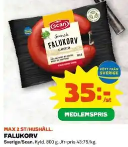 Coop Falukorv erbjuda