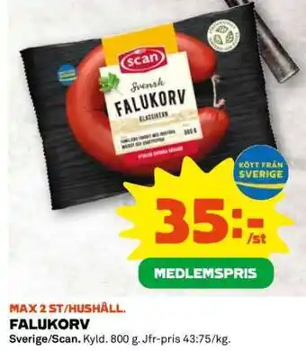 Coop Falukorv erbjuda