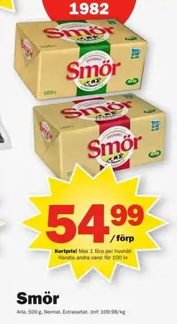 Pekås Smör, Medlemspris erbjuda