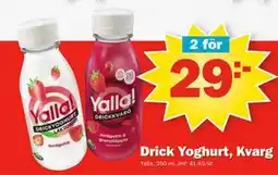 Pekås Drick Yoghurt, Kvarg, SEK 29 erbjuda