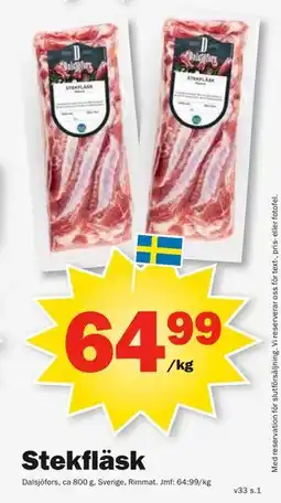 Pekås Stekfläsk, SEK 64.99 erbjuda