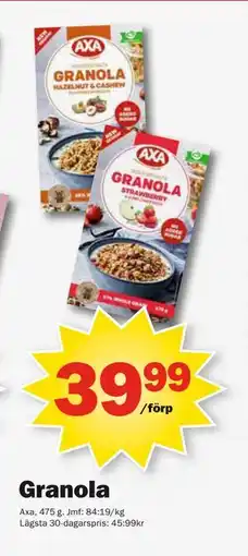 Pekås Granola, SEK 39.99 erbjuda