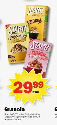 Pekås Granola, SEK 29.99 erbjuda
