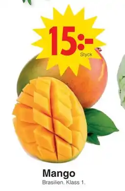Matöppet Mango, SEK 15 erbjuda