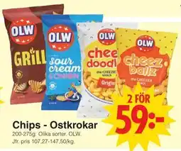 Matöppet Chips - Ostkrokar, SEK 59 erbjuda