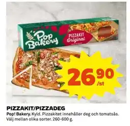 Coop Daglivs PIZZAKIT/PIZZADEG, SEK 26.9 erbjuda