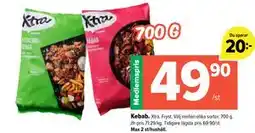 Coop Extra Kebab, Medlemspris erbjuda