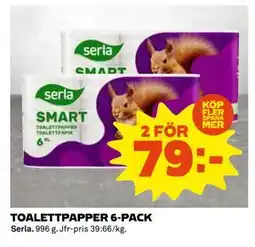 Coop Daglivs TOALETTPAPPER 6-PACK, SEK 79 erbjuda