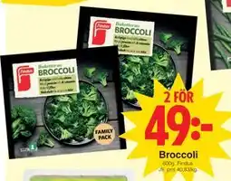 Matöppet Broccoli, SEK 49 erbjuda