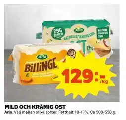 Coop Daglivs MILD OCH KRÄMIG OST, SEK 129 erbjuda
