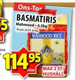 Matvärlden Tensta BASMATIRIS, SEK 114.95 erbjuda