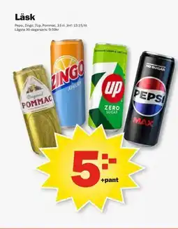 Pekås Läsk, SEK 5 erbjuda