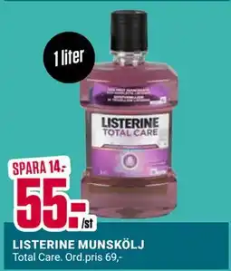 ÖoB LISTERINE MUNSKÖLJ, SEK 55 erbjuda