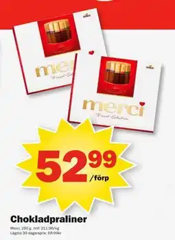 Pekås Chokladpraliner, SEK 52.99 erbjuda