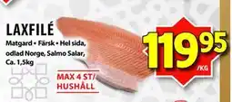 Matvärlden Tensta LAXFILÉ, SEK 119.95 erbjuda
