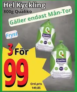 Supergrossen Hel Kyckling, SEK 99 erbjuda