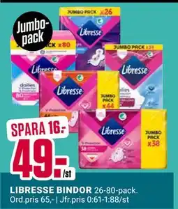 ÖoB LIBRESSE BINDOR, SEK 49 erbjuda