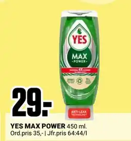 ÖoB YES MAX POWER, SEK 29 erbjuda
