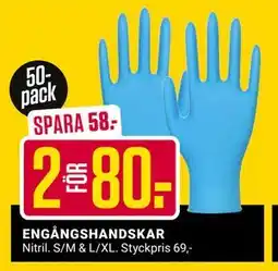 ÖoB ENGÅNGSHANDSKAR, SEK 80 erbjuda