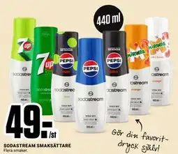 ÖoB SODASTREAM SMAKSÄTTARE, SEK 49 erbjuda